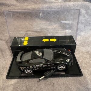 Black RC Car with Silver Accents